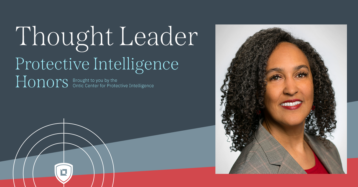 Protective Intelligence Honoree Edna J. Perry Ontic