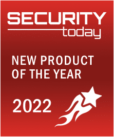 Badge for 2022 New Product of the Year from Security Today