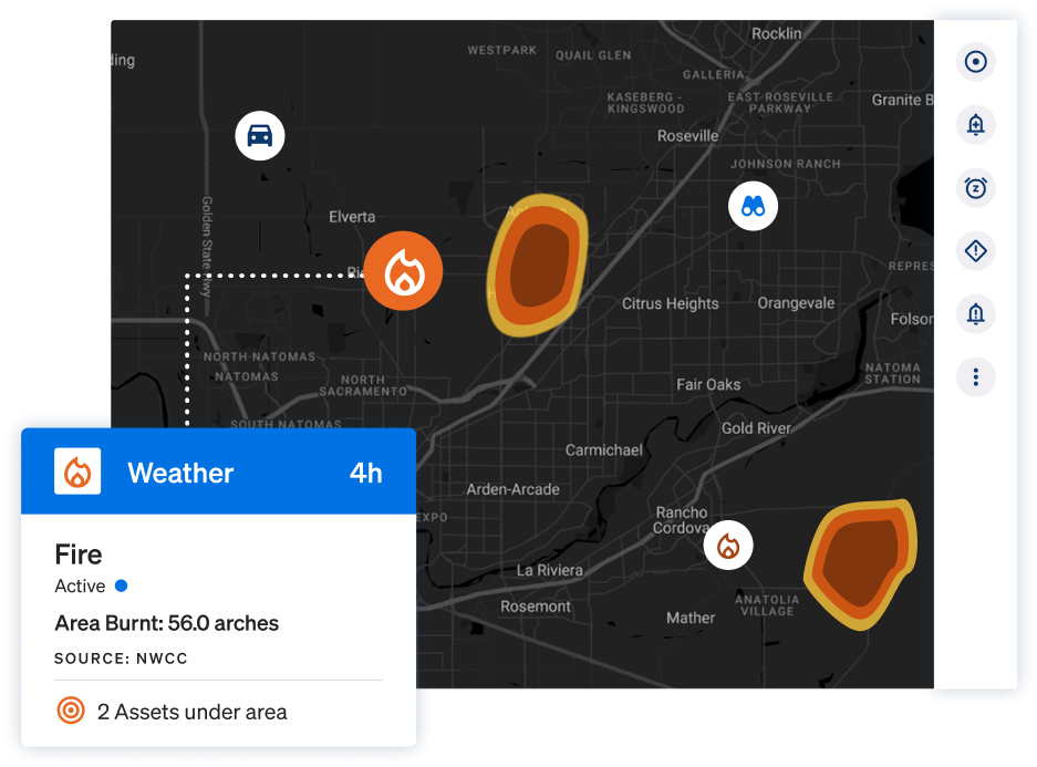 Visualization of Ontic’s data layer, illustrating unified intelligence from multiple sources powering the platform’s capabilities