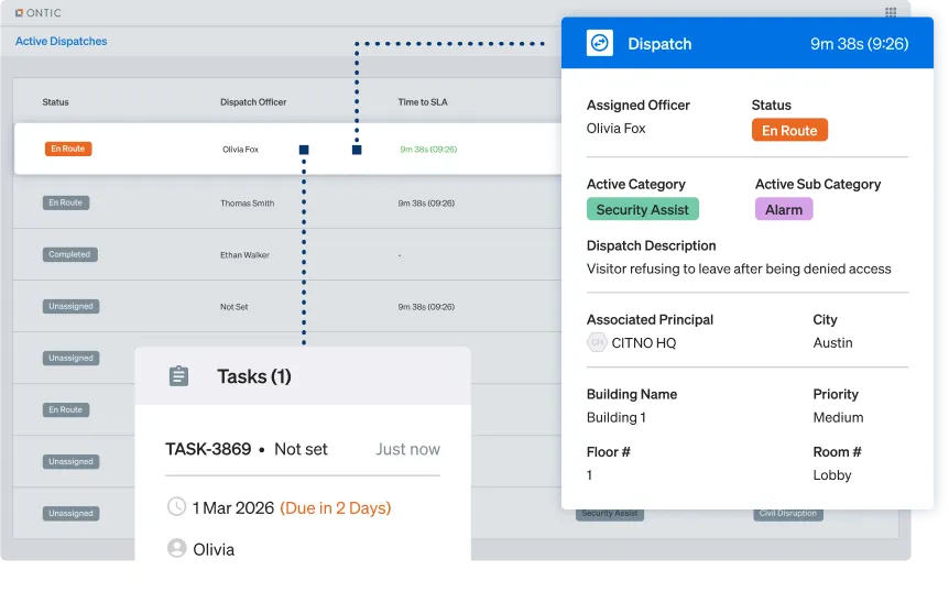 Security Dispatch Software - Ontic