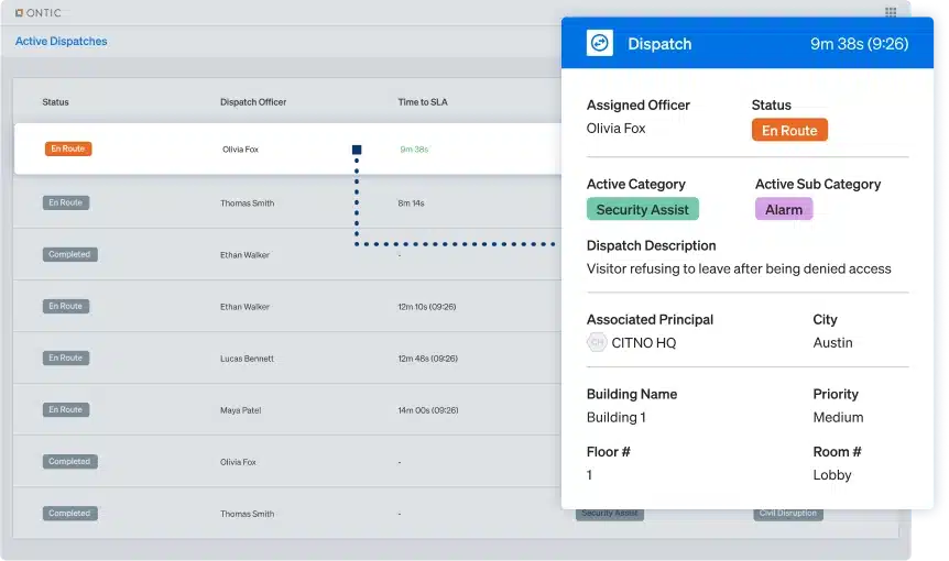 Dispatch Desktop Security Dispatch Software - Ontic